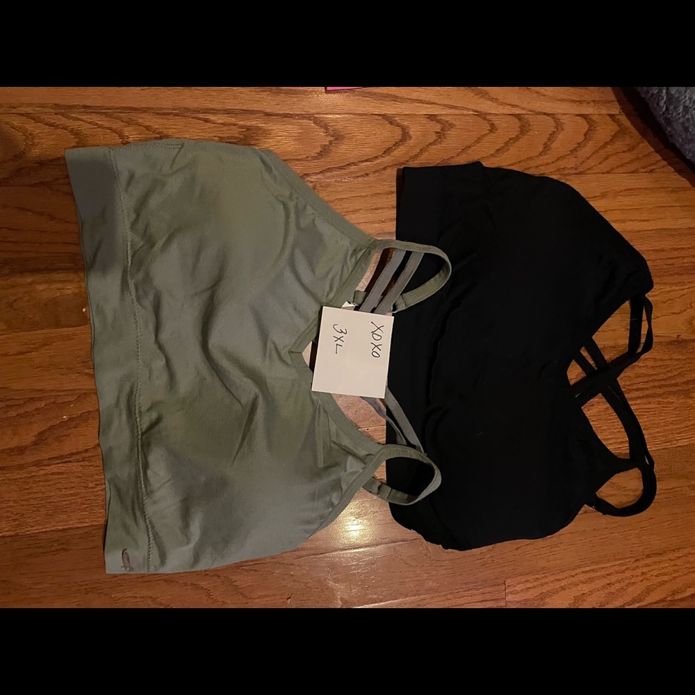 Set of two sports bras by XOXO